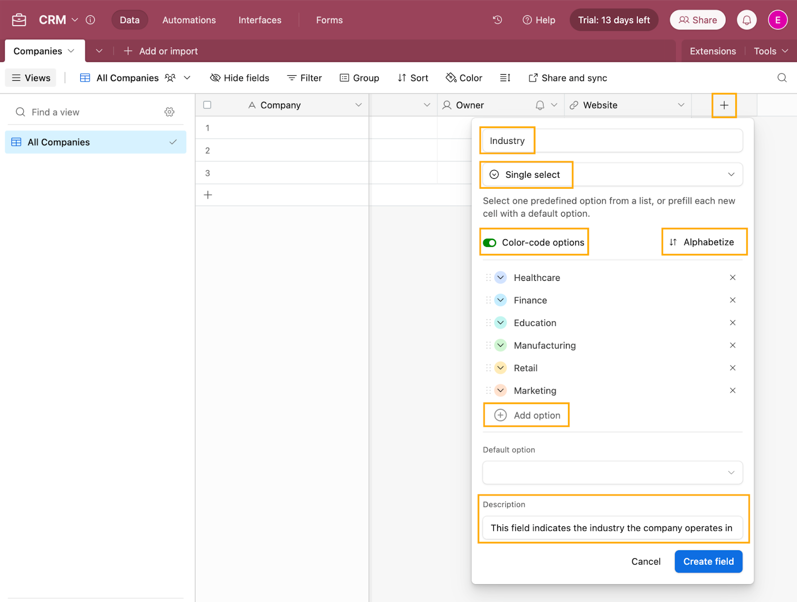 Airtable Basics: Build a simple CRM to store client data