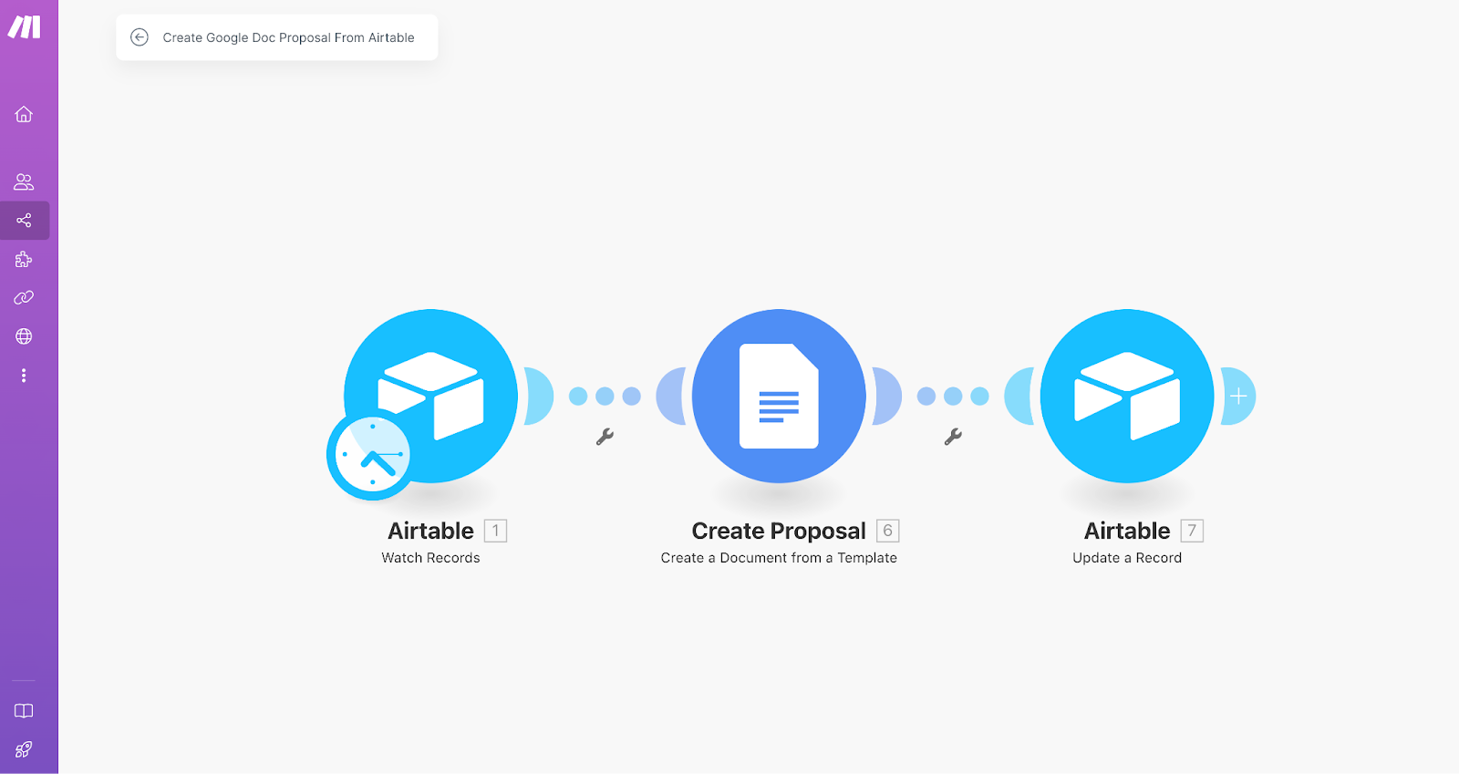 Make.com Basics: Build your first automation with Google Docs & Airtable