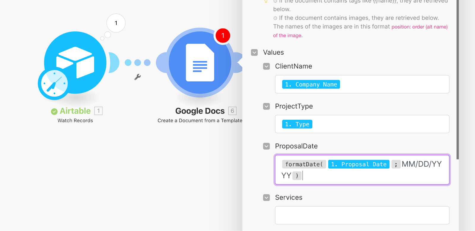 Make.com Basics: Build your first automation with Google Docs & Airtable