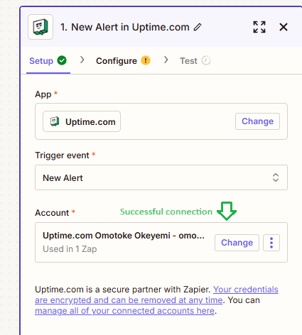 Set up website downtime alerts with Zapier